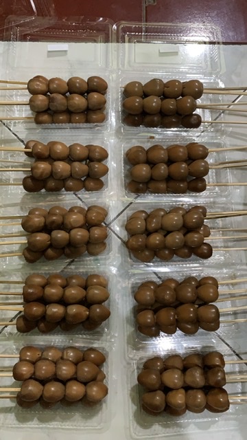 Sate Telur Puyuh Bacem